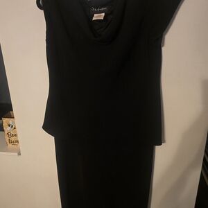 S.L. Fashions Classic Black Dress